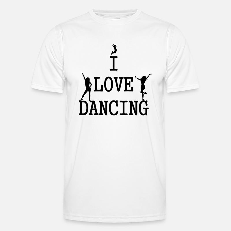 Dancing Dance Music - Men's Functional T-Shirt - white