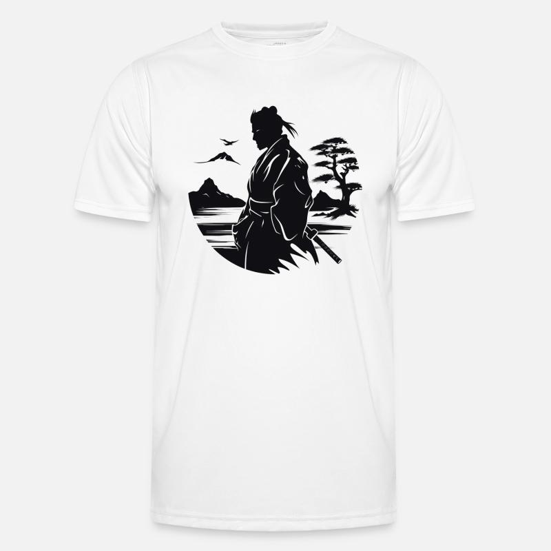 Zen-Samurai Männer Funktions-T-Shirt