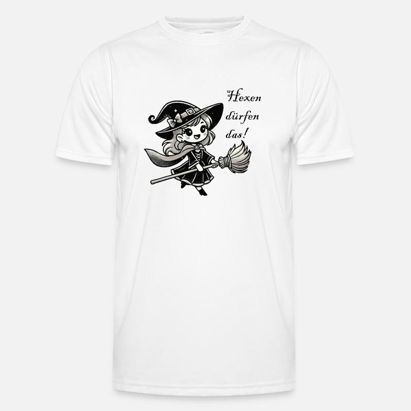 Witch Comic - Men's Functional T-Shirt - white