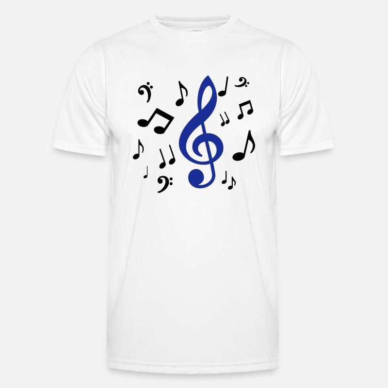 notes - Men's Functional T-Shirt - white
