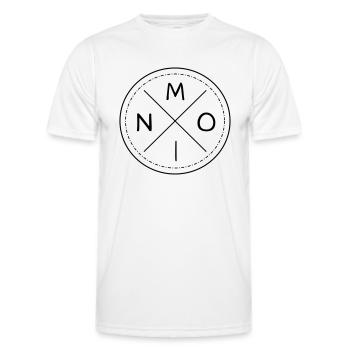 Hello - Men's Functional T-Shirt - white - Front - AI Model Male 178 dark (178cm)