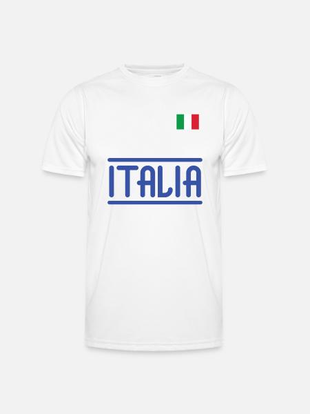 ITALIA - Men's Functional T-Shirt - white