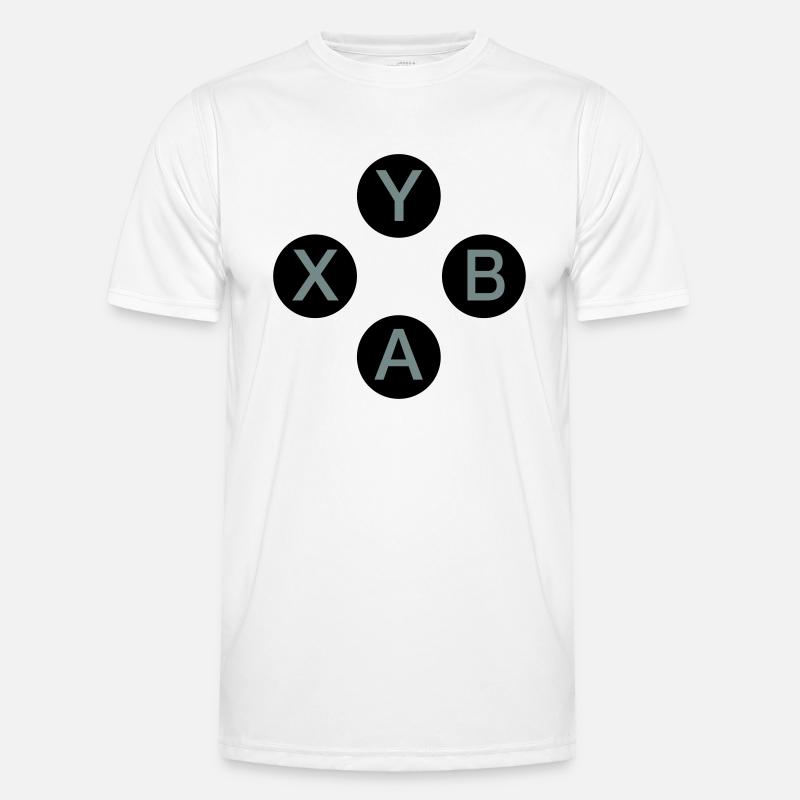 Game controller buttons - Men's Functional T-Shirt - white