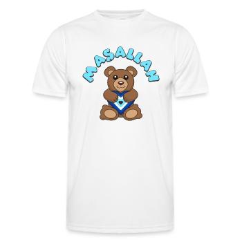 Nazar - Men's Functional T-Shirt - white - Front - AI Model Male 178 dark (178cm)