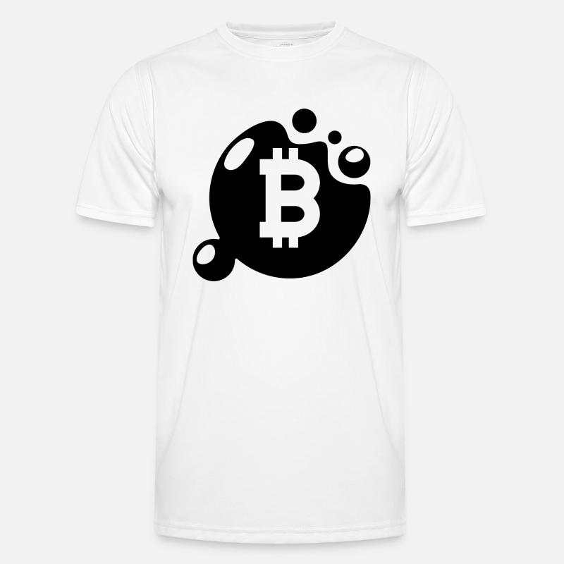 Crypto Bitcoin Trading - Men's Functional T-Shirt - white