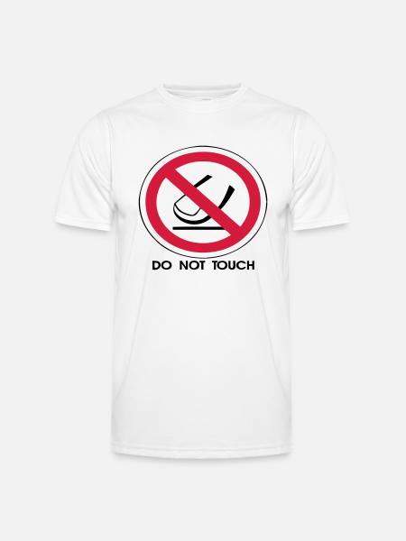Do Not Touch - Men's Functional T-Shirt - white