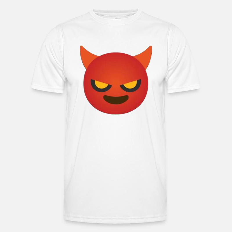 Devil Face - Men's Functional T-Shirt - white