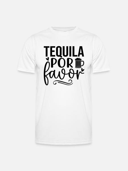 Tequila por favor - Men's Functional T-Shirt - white