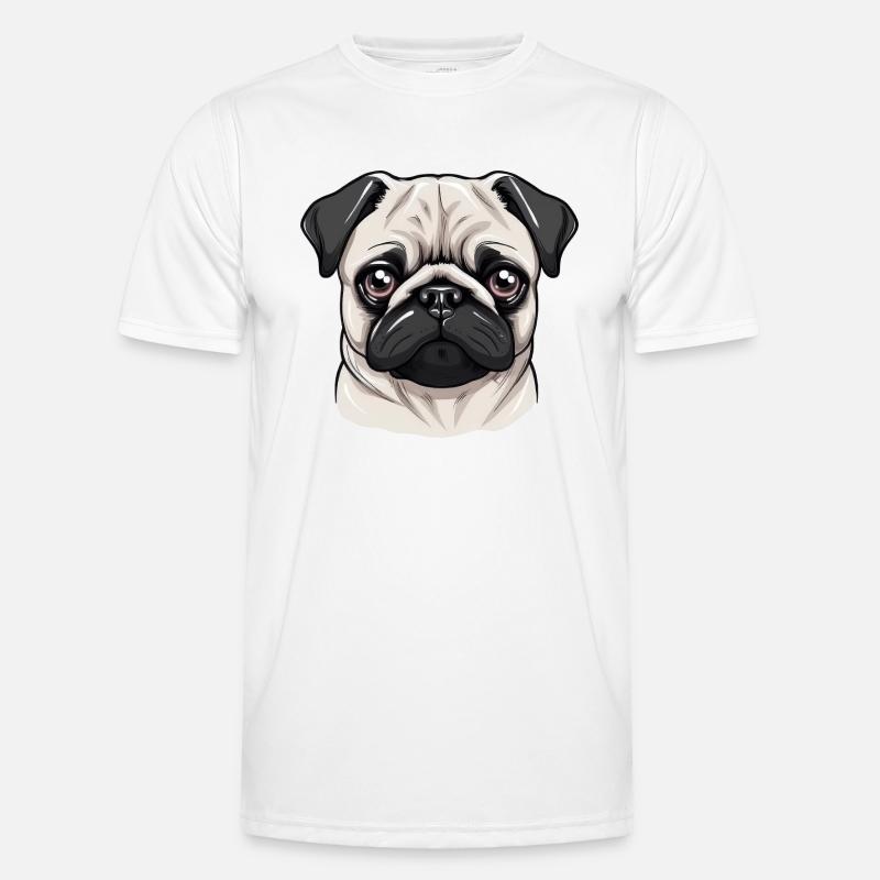 Mops Männer Funktions-T-Shirt
