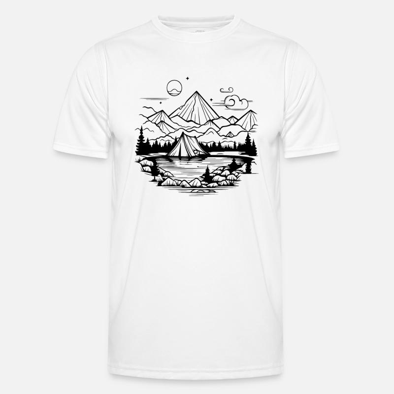 Camping Männer Funktions-T-Shirt