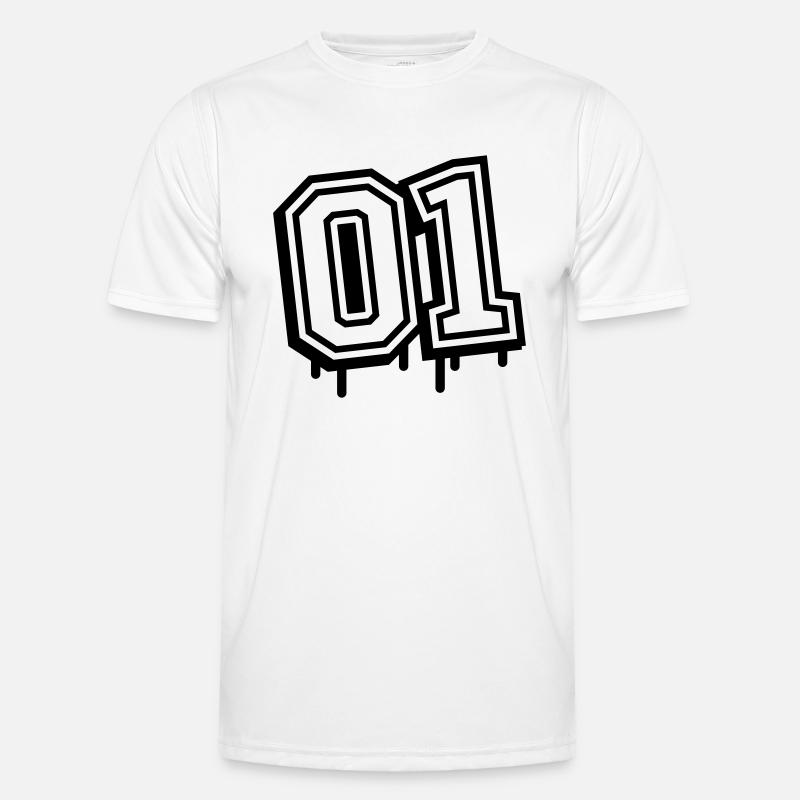 01 eins nummer Männer Funktions-T-Shirt