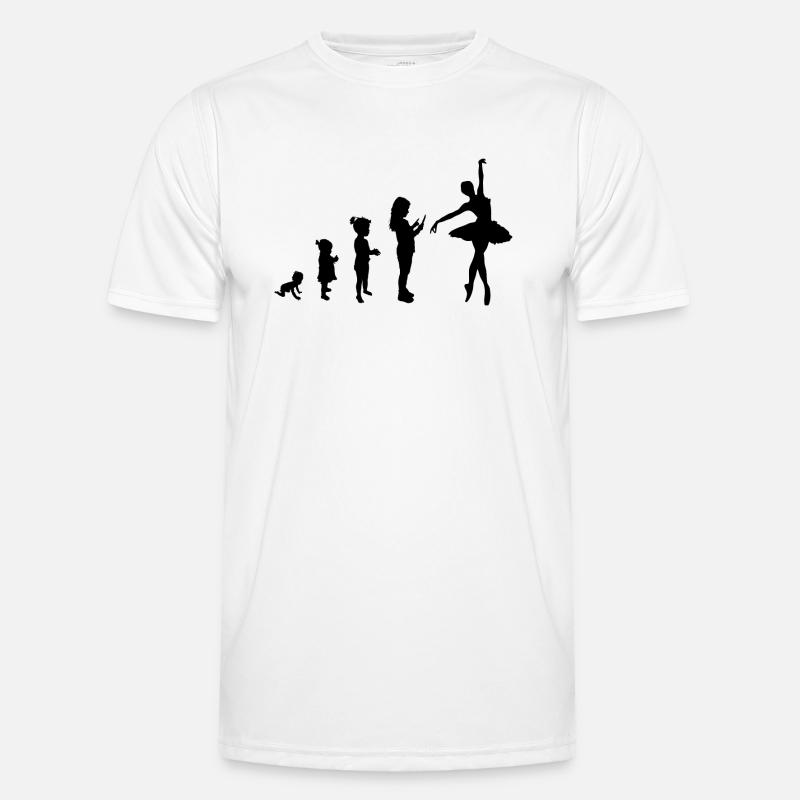 Evolution Ballet 1 - Men's Functional T-Shirt - white