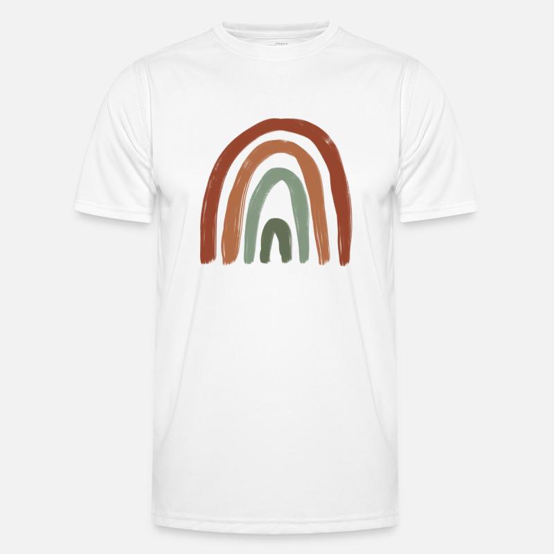 Rainbow Männer Funktions-T-Shirt