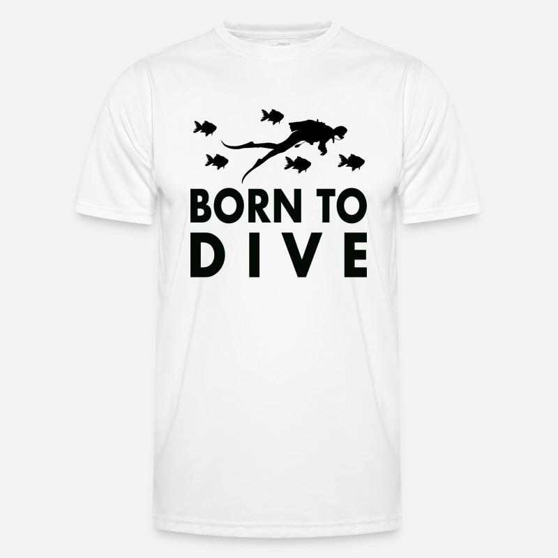 Diver Diving Saying Gift Men's Functional T-Shirt