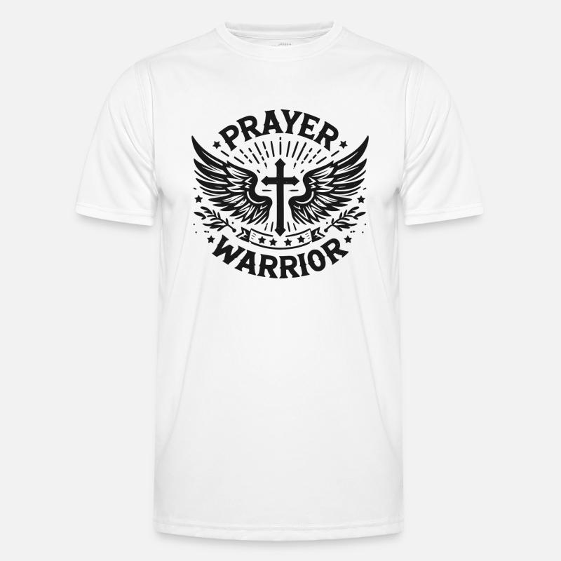 Gebets-Krieger Männer Funktions-T-Shirt