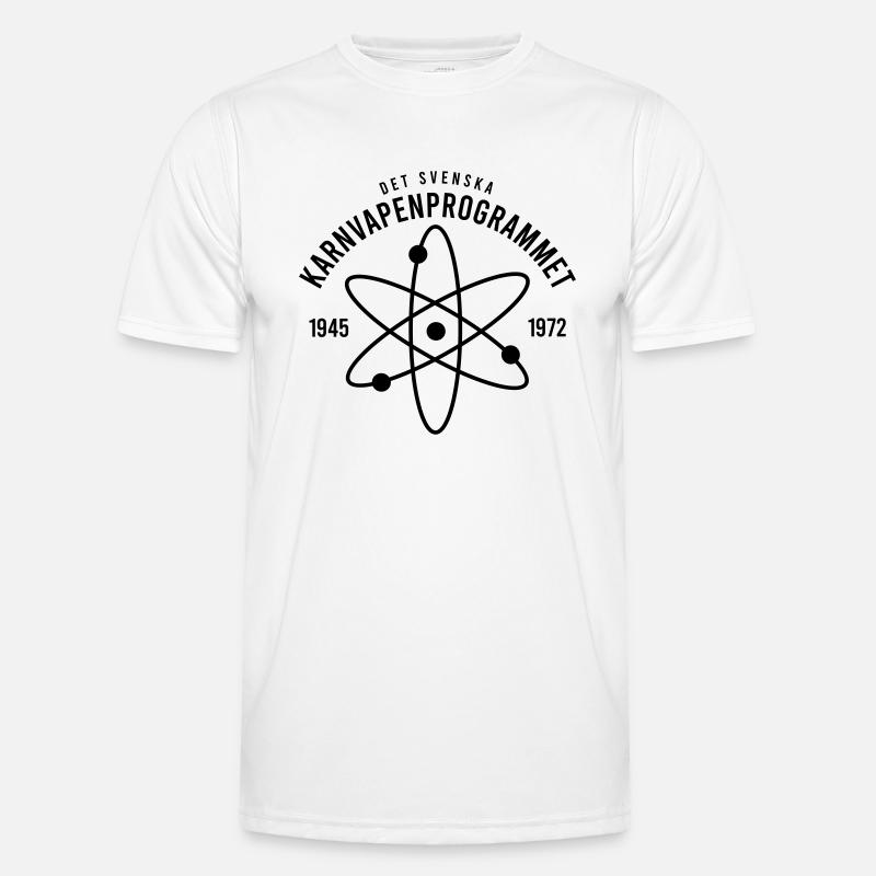 Das schwedische Atomwaffenprogramm - Männer Funktions-T-Shirt - Weiß