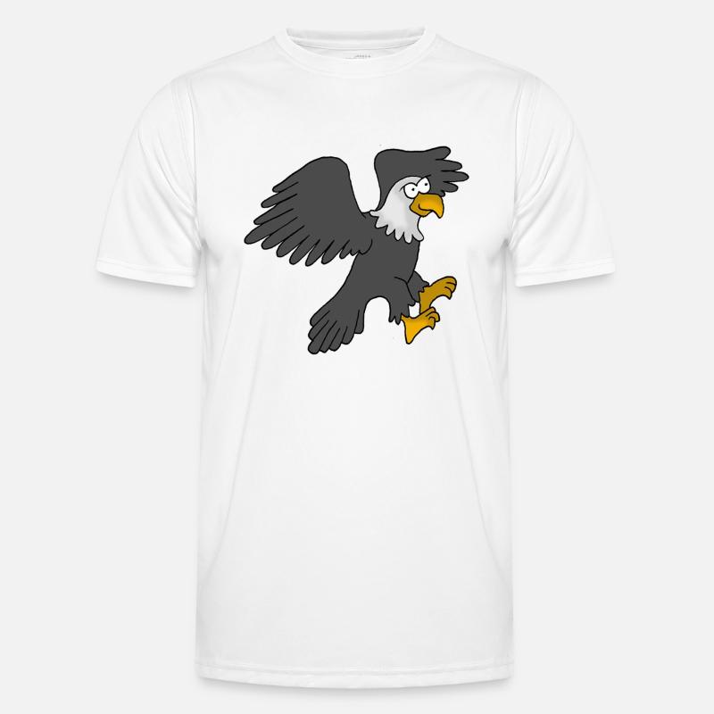 Dessin animé Eagle T-shirt sport Homme