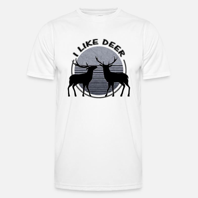 Deer - Men's Functional T-Shirt - white