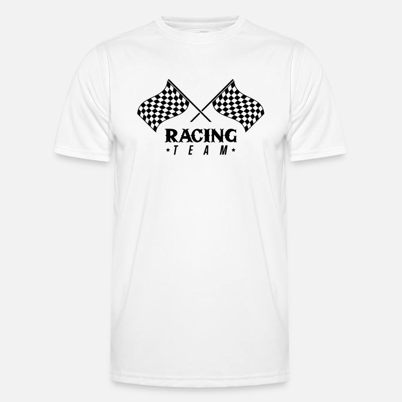 Racing Flag Team Men's Functional T-Shirt