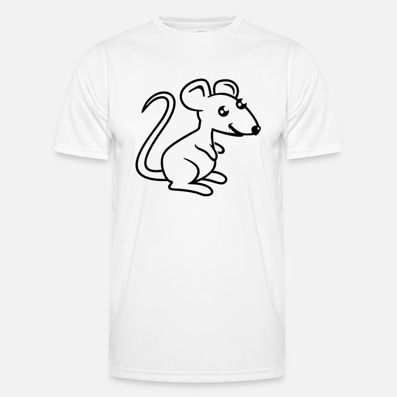 Knuffiges Mäuschen (1c) Männer Funktions-T-Shirt