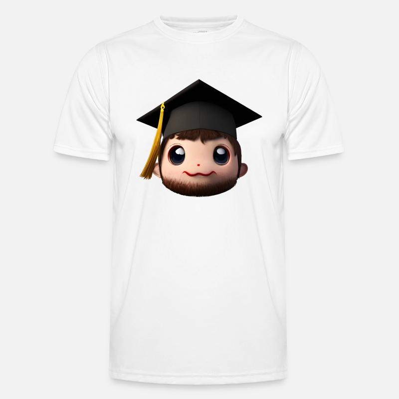 Bachelor Studium Absolvent Schulabschluss - Männer Funktions-T-Shirt - Weiß