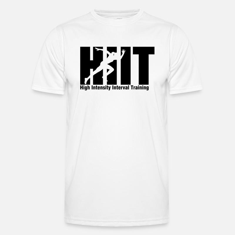 HIIT Intervall Training Männer Funktions-T-Shirt
