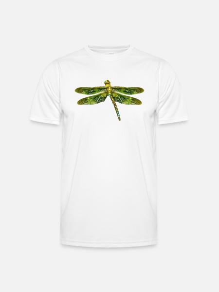 libellule - T-shirt sport Homme - blanc