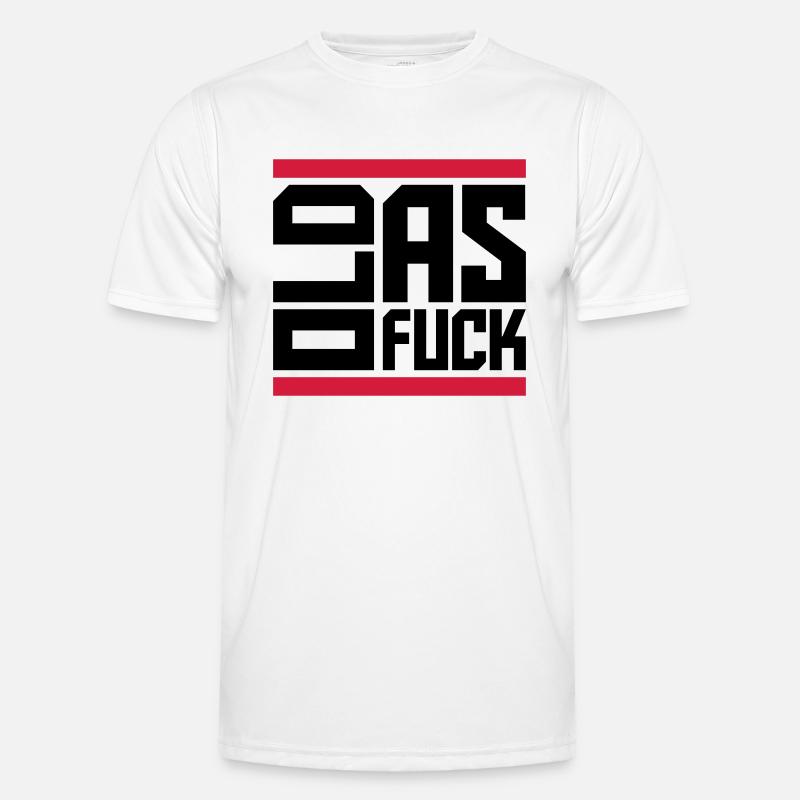 old AF Text Logo - Men's Functional T-Shirt - white