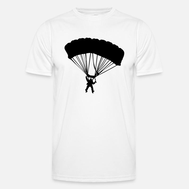 parachutiste T-shirt sport Homme
