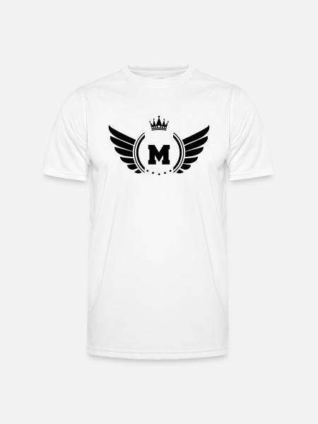 wappen M - Männer Funktions-T-Shirt - Weiß