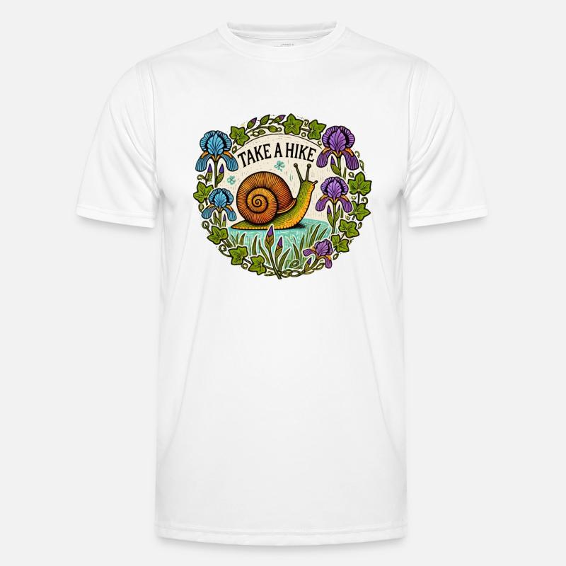 Machen Sie eine Wanderung - Männer Funktions-T-Shirt - Weiß