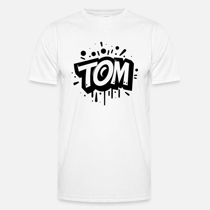Tom Last name First name Graffiti Men's Functional T-Shirt