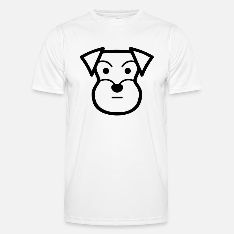 Schnauzer Männer Funktions-T-Shirt