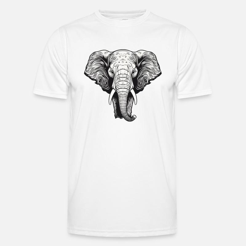 Elefant Männer Funktions-T-Shirt