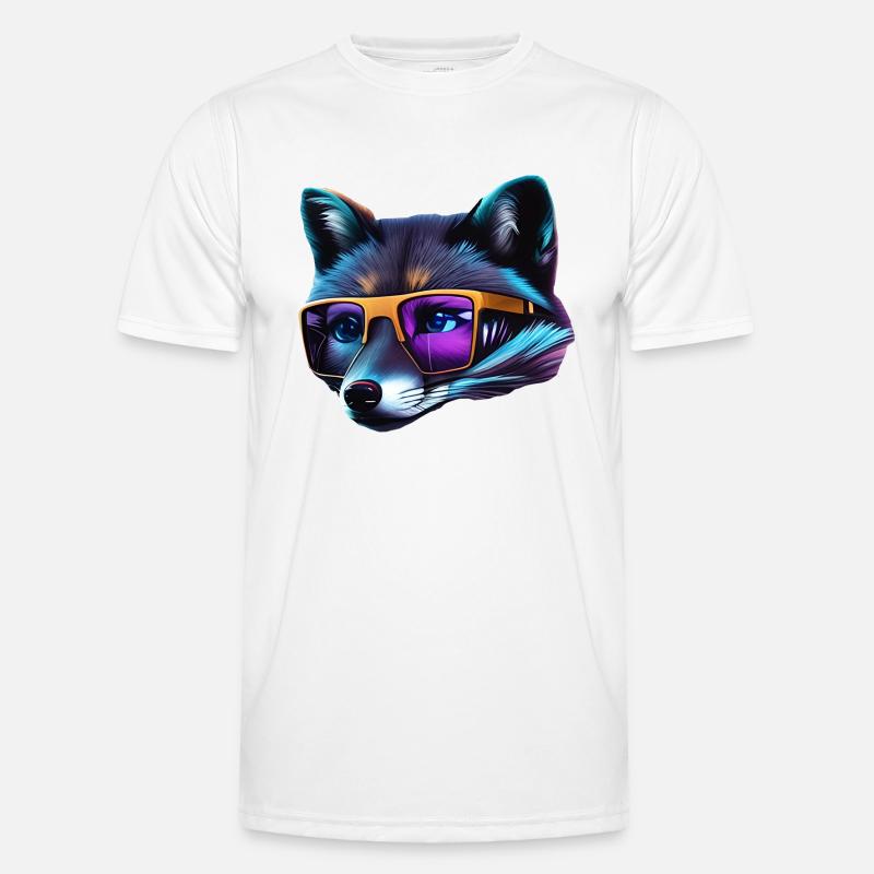 Cool fox - Men's Functional T-Shirt - white