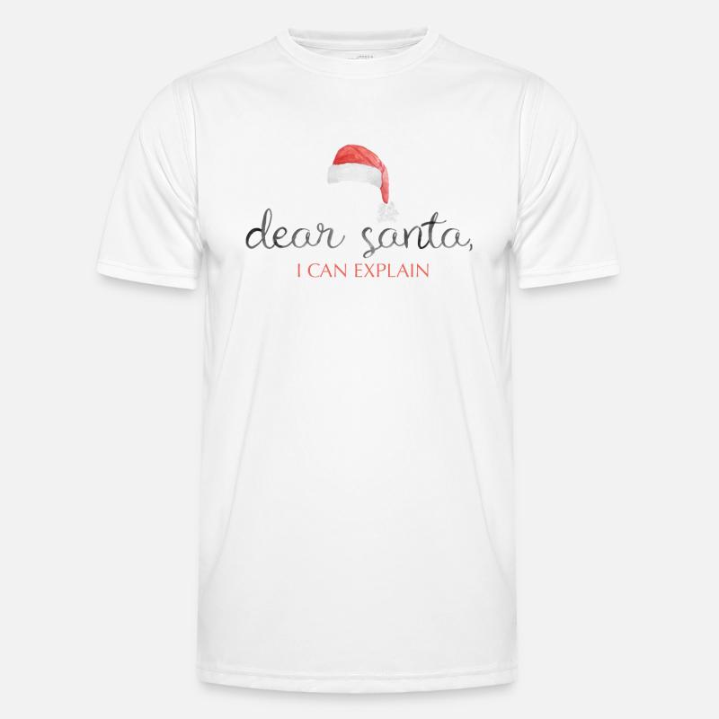 Dear Santa I can explain Men's Functional T-Shirt