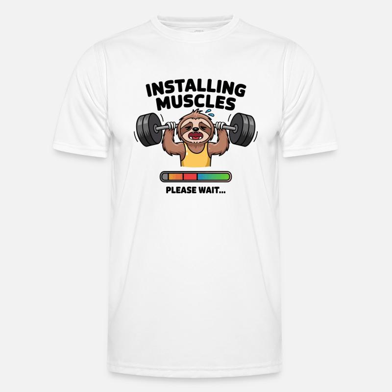 Loading Muscles Sloth Men's Functional T-Shirt