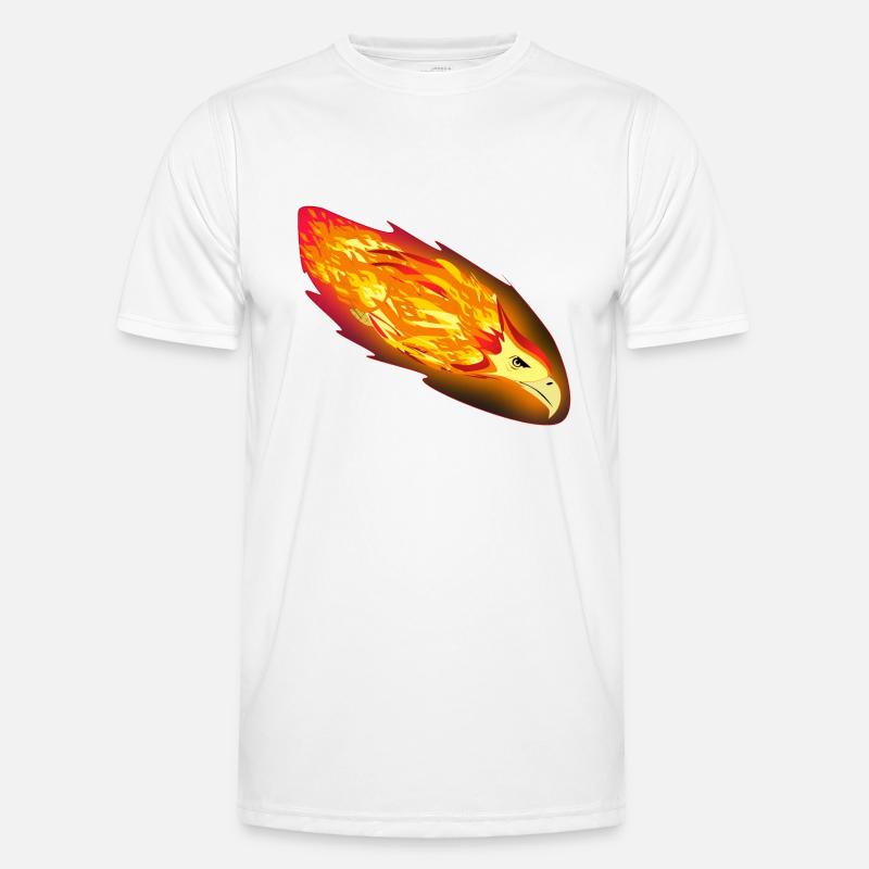 FIRE EAGLE - Men's Functional T-Shirt - white