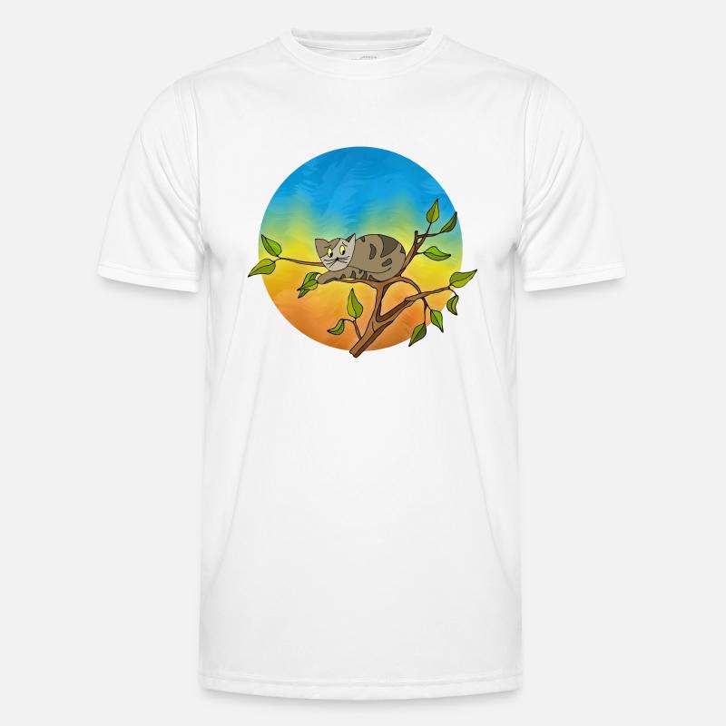 Cat - Men's Functional T-Shirt - white