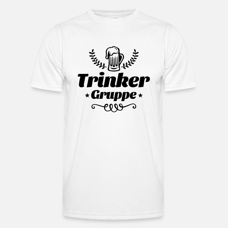 trinker gruppe bier Männer Funktions-T-Shirt