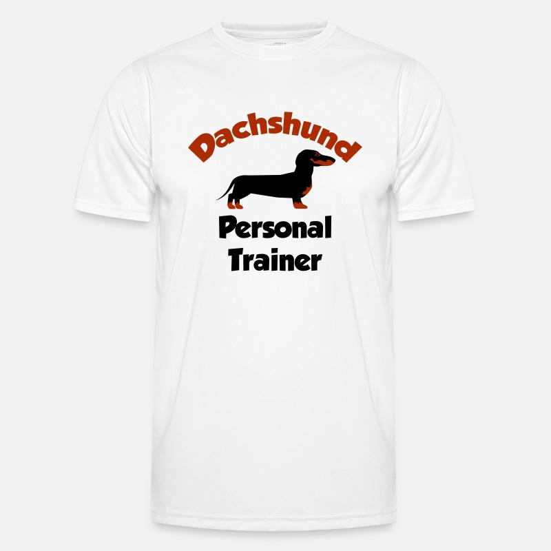 Dachshund - Personal Trainer Men's Functional T-Shirt