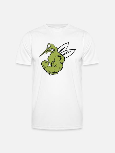 Strong Mosquito 02 - Men's Functional T-Shirt - white