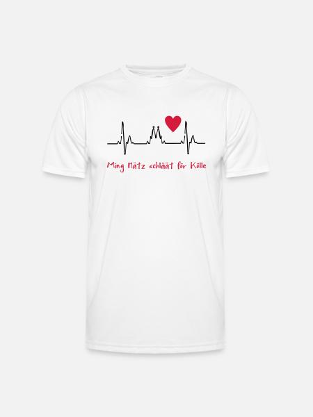 2541614 10819764 Koeln - Männer Funktions-T-Shirt - Weiß