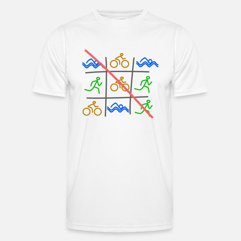 Tic Tac Toe Männer Funktions-T-Shirt