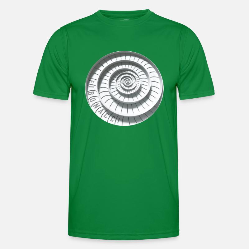 fibonacci abstrakt Männer Funktions-T-Shirt