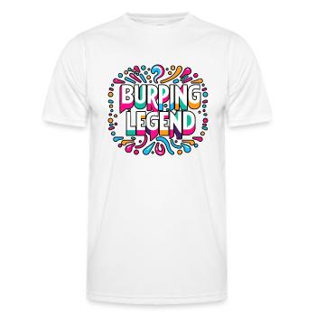 Légende du rot 12 - T-shirt sport Homme - blanc - Devant - AI Model Male 178 dark (178cm)