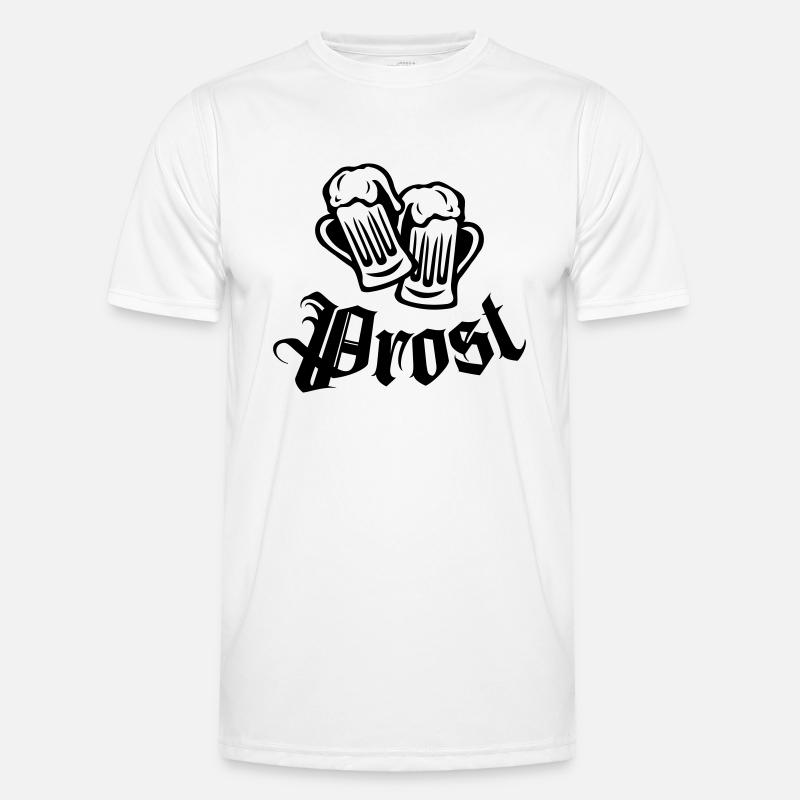 bier prost Männer Funktions-T-Shirt