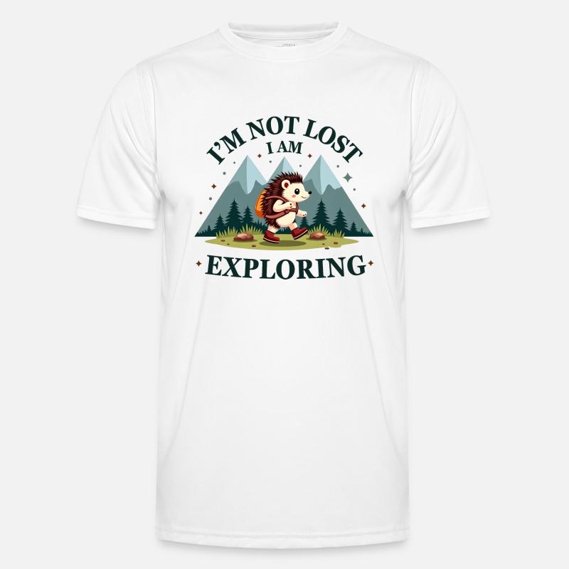 Je ne suis pas perdu J’explore - Randonnée et exploration T-shirt sport Homme