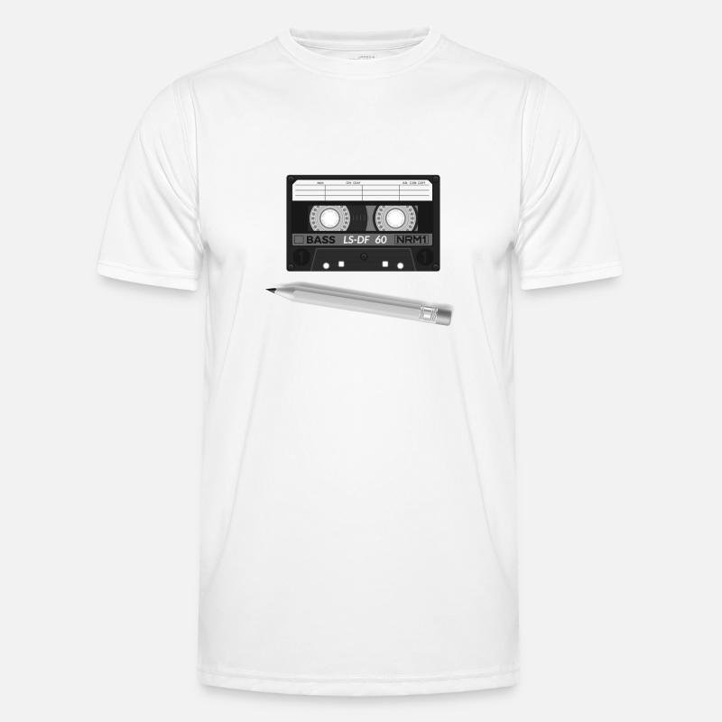 Cassette et crayon T-shirt sport Homme