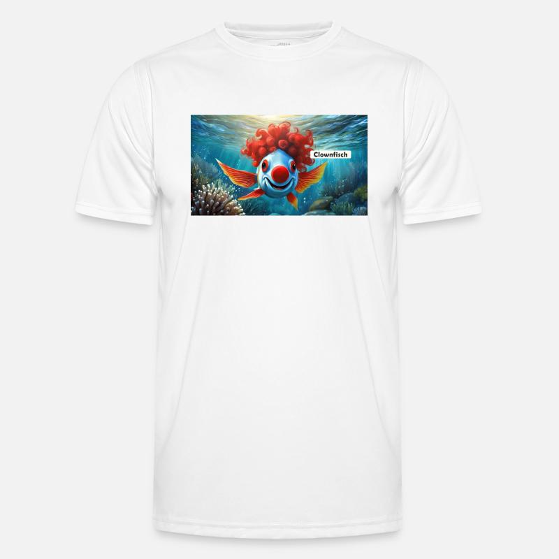 Jeu de mots : expression allemande ambiguë - Clownfisch T-shirt sport Homme